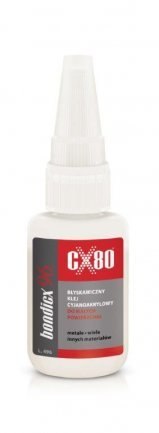 CX-80 KKlej cyjanoakrylowy do metalu Bondicx96 20g