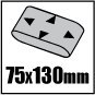 Szlifierka taśmowa 730W, 75x457 51G707 VERTO Szlifierka taśmowa 730W, 75x457 51G707 VERTO