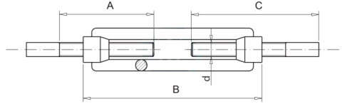 ŚRUBA RZYMSKA PROSTA M6X110 Q9754 ŚRUBA RZYMSKA PROSTA M6X110 Q9754