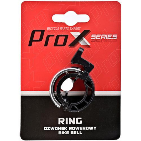 DZWONEK ROWEROWY ALUMINIOWY RING SREBRNY PROX DZWONEK ROWEROWY ALUMINIOWY RING SREBRNY PROX
