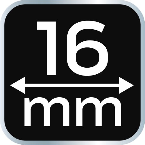 Dłuto 16 mm, CRV, uchwyt dwukomponentowy Dłuto 16 mm, CRV, uchwyt dwukomponentowy