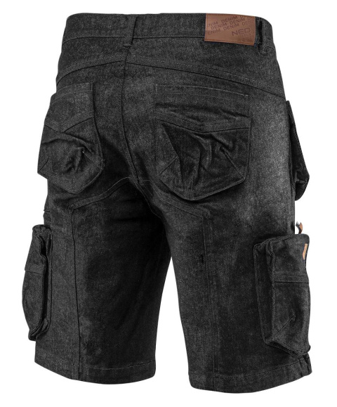 Krótkie spodenki robocze DENIM, czarne, rozmiar M Krótkie spodenki robocze DENIM, czarne, rozmiar M
