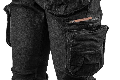 Spodnie robocze 5-kieszeniowe DENIM, czarne, XS Spodnie robocze 5-kieszeniowe DENIM, czarne, XS