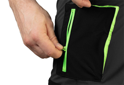 Krótkie spodenki PREMIUM, 4 way stretch, czarne, roz Krótkie spodenki PREMIUM, 4 way stretch, czarne, roz