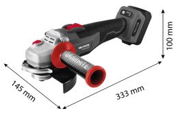 Szlifierka kątowa 125mm bezszczotkowa Energy+ 0-9200/min-1, bez akumulatora, 58GE14