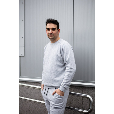 Bluza COMFORT, szary melanż, rozmiar XL Bluza COMFORT, szary melanż, rozmiar XL