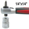 GRZECHOTKA 1/4" 105MM DO NASADEK I BITÓW YT-0331 Y