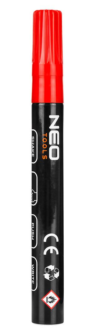 Marker budowlany gruby, 4 kolory, permanentny, wodoodporny, lakierowy, aluminiowy, 4 s Marker budowlany gruby, 4 kolory, permanentny, wodoodporny, lakierowy, aluminiowy, 4 s