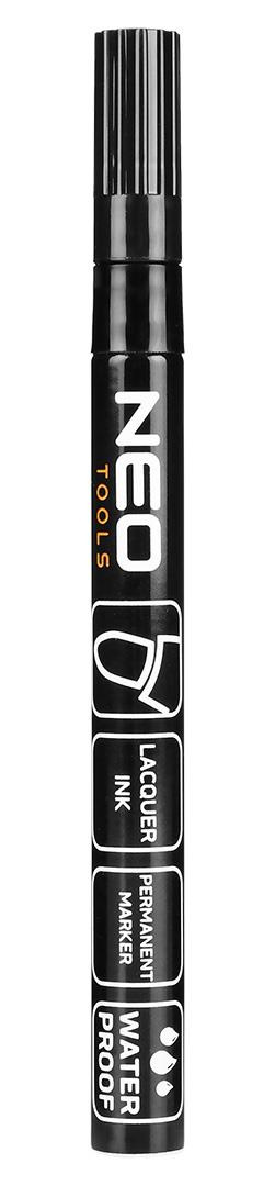Marker budowlany, czarny, permanentny, wodoodporny, lakierowy, aluminiowy, Marker budowlany, czarny, permanentny, wodoodporny, lakierowy, aluminiowy,