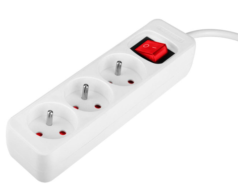 Przedłużacz listwowy 3m, 3x1.5mm Przedłużacz listwowy 3m, 3x1.5mm