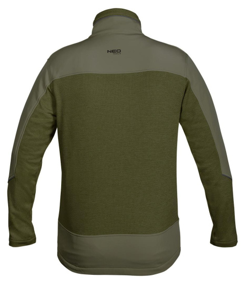 Bluza softshell OUTDOOR, zielona, rozmiar Bluza softshell OUTDOOR, zielona, rozmiar