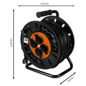 Przedłużacz bębnowy 30m, 3x2.5m