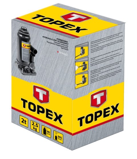 PODNOŚNIK SŁUPKOWY 15t 230-460 mm 97X042 TOPEX PODNOŚNIK SŁUPKOWY 15t 230-460 mm 97X042 TOPEX