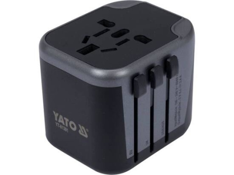 ADAPTER PODRÓŻNY UNIW. 2XUSB 12W YT-81301 ADAPTER PODRÓŻNY UNIW. 2XUSB 12W YT-81301