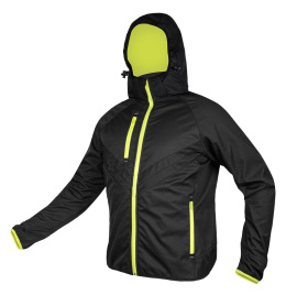 KURTKA MIX&MATCH SOFTSHELL, CZARNO-ŻÓŁTA, ROZMIAR