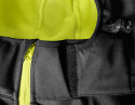 KURTKA MIX&MATCH SOFTSHELL, CZARNO-ŻÓŁTA, ROZMIAR