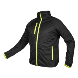 KURTKA MIX&MATCH SOFTSHELL, CZARNO-ŻÓŁTA, ROZMIAR