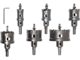 ZESTAW OTWORNIC TCT DO METALU 6SZT. YT-44077