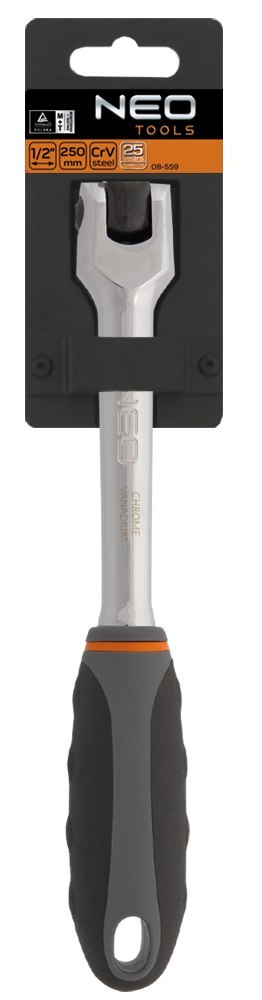 POKRĘTŁO Z PRZEGUBEM 1/2", 250 mm 08-559 NEO POKRĘTŁO Z PRZEGUBEM 1/2", 250 mm 08-559 NEO