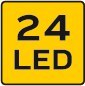 Lampa warsztatowa 24 LED 3AA 94W245 TOPEX Lampa warsztatowa 24 LED 3AA 94W245 TOPEX