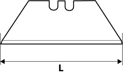 OSTRZA TRAPEZOWE WYMIENNE 5 szt 17B405 TOPEX OSTRZA TRAPEZOWE WYMIENNE 5 szt 17B405 TOPEX