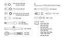 KLUCZE NASADOWE 1/4", 1/2", 82 szt. 38694 TOPEX