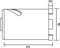 Otwornica diamentowa 62 x 8 x 75 mm