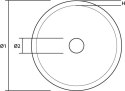 Tarcza diamentowa 200 x 25.4 mm, pełna 57H874