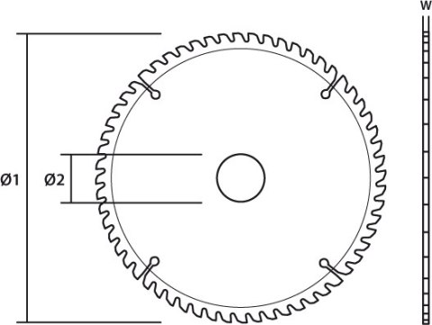 Tarcza do pilarki, widiowa, 190 x 30 mm, 40 zębów Tarcza do pilarki, widiowa, 190 x 30 mm, 40 zębów