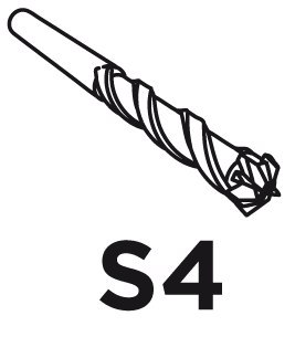 Wiertło do betonu SDS Plus, 9 x 350 mm, S4, quatro Wiertło do betonu SDS Plus, 9 x 350 mm, S4, quatro
