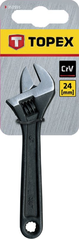 Klucz nastawny 150 mm, zakres 0-24 mm Klucz nastawny 150 mm, zakres 0-24 mm