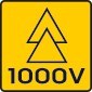 Wkrętak krzyżowy 1000V, PZ1 x 80 mm Wkrętak krzyżowy 1000V, PZ1 x 80 mm