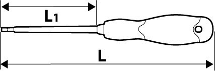 Wkrętak krzyżowy 1000V, PZ2 x 100 mm Wkrętak krzyżowy 1000V, PZ2 x 100 mm