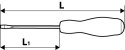 Wkrętak płaski do pobijania 6.0x125mm 39D252 TOPEX