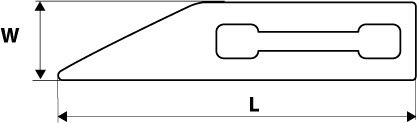 Paca styropianowa skośna 80x340 mm 13A412 TOPEX Paca styropianowa skośna 80x340 mm 13A412 TOPEX