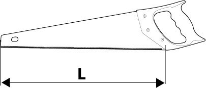 Piła płatnica Shark, 500 mm, 7 TPI Piła płatnica Shark, 500 mm, 7 TPI