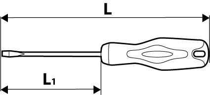 Wkrętak Torx T6 x 60 mm Wkrętak Torx T6 x 60 mm