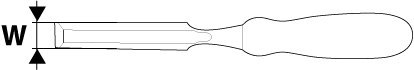 Dłuto 18 mm, plastikowy uchwyt 09A118 TOPEX Dłuto 18 mm, plastikowy uchwyt 09A118 TOPEX
