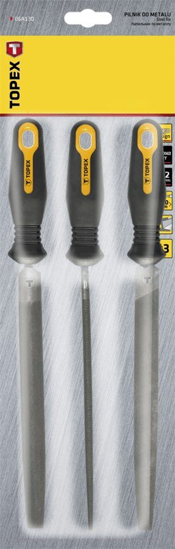Pilniki do metalu, 200 mm/2, zestaw 5 szt. 06A250 Pilniki do metalu, 200 mm/2, zestaw 5 szt. 06A250