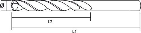 Wiertła do metalu HSS-TiN 1.5 mm, 5 szt. Wiertła do metalu HSS-TiN 1.5 mm, 5 szt.