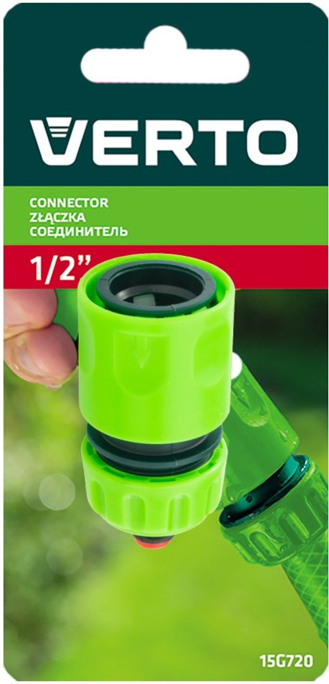 ZŁĄCZKA STOP 1/2" JEDNOMATERIAŁOWA 15G721 VERTO ZŁĄCZKA STOP 1/2" JEDNOMATERIAŁOWA 15G721 VERTO