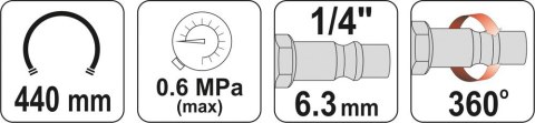 PISTOLET DO POMPOWANIA YT-23701 YATO PISTOLET DO POMPOWANIA YT-23701 YATO
