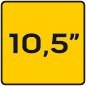 Rękawice robocze, dwoina bydlęca szara, 10.5" Rękawice robocze, dwoina bydlęca szara, 10.5"