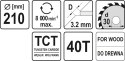 TARCZA WIDIOWA 210X40TX30MM