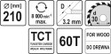 TARCZA WIDIOWA 210X60X30 MM