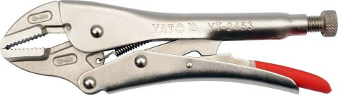 SZCZYPCE ZACISKOWE MORSA PŁASKIE 180MM YT-2452 YAT SZCZYPCE ZACISKOWE MORSA PŁASKIE 180MM YT-2452 YAT