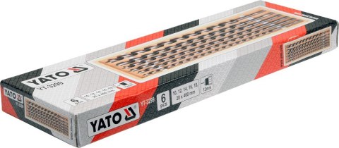 ZESTAW ŚWIDRÓW DO DREWNA 6CZ. 10-20MM YT-3299 YATO ZESTAW ŚWIDRÓW DO DREWNA 6CZ. 10-20MM YT-3299 YATO