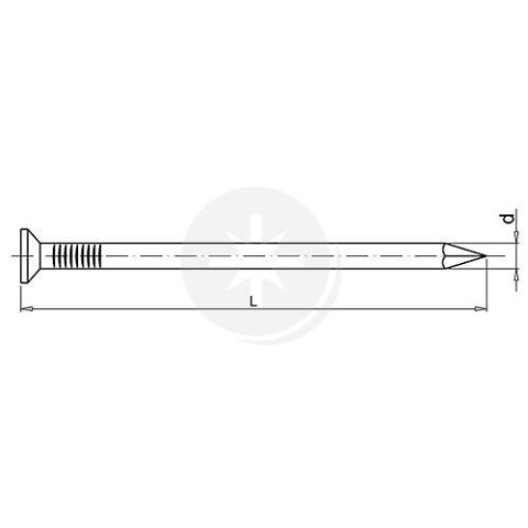 GWOŹDZIE BUDOWLANE SUROWE 6,0x175 5KG Q392 GWOŹDZIE BUDOWLANE SUROWE 6,0x175 5KG Q392