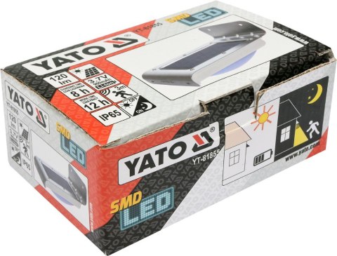 LAMPA ŚCIENNA SOLARNA YT-81855 YATO LAMPA ŚCIENNA SOLARNA YT-81855 YATO
