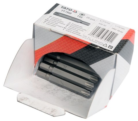 BITY DWUSTRONNE 1/4"X65 MM PH1-4,5MM 50S YT-7885 Y BITY DWUSTRONNE 1/4"X65 MM PH1-4,5MM 50S YT-7885 Y